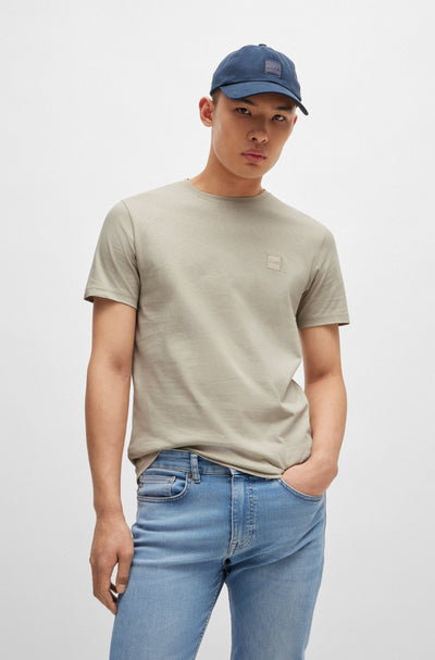BOSS Relaxed Fit T-Shirts in Cotton - TALES 10242631 02-50508584- Concorde Fashion#color_beige-271