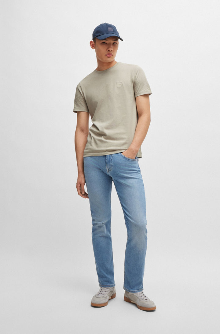 BOSS T-Shirts Relaxed Fit in Cotton - TALES 10242631 02-50508584- Concorde Fashion#color_beige-271