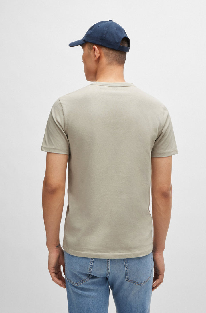 BOSS T-Shirts Relaxed Fit in Cotton - TALES 10242631 02-50508584- Concorde Fashion#color_beige-271