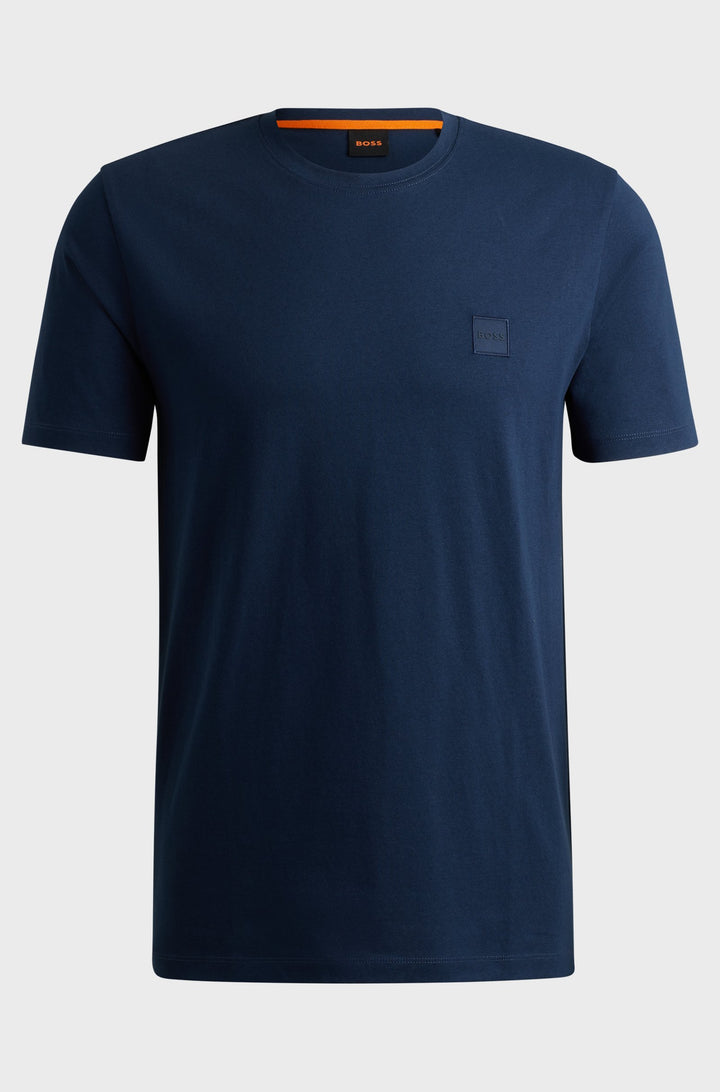BOSS T-Shirts Relaxed Fit in Cotton - TALES 10242631 02-50508584- Concorde Fashion#color_blue-464