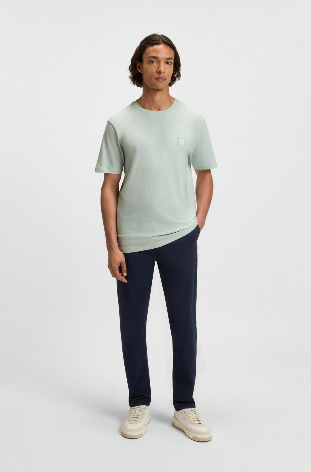 BOSS T-Shirts Relaxed Fit in Cotton - TALES 10242631 02-50508584- Concorde Fashion#color_blue-474