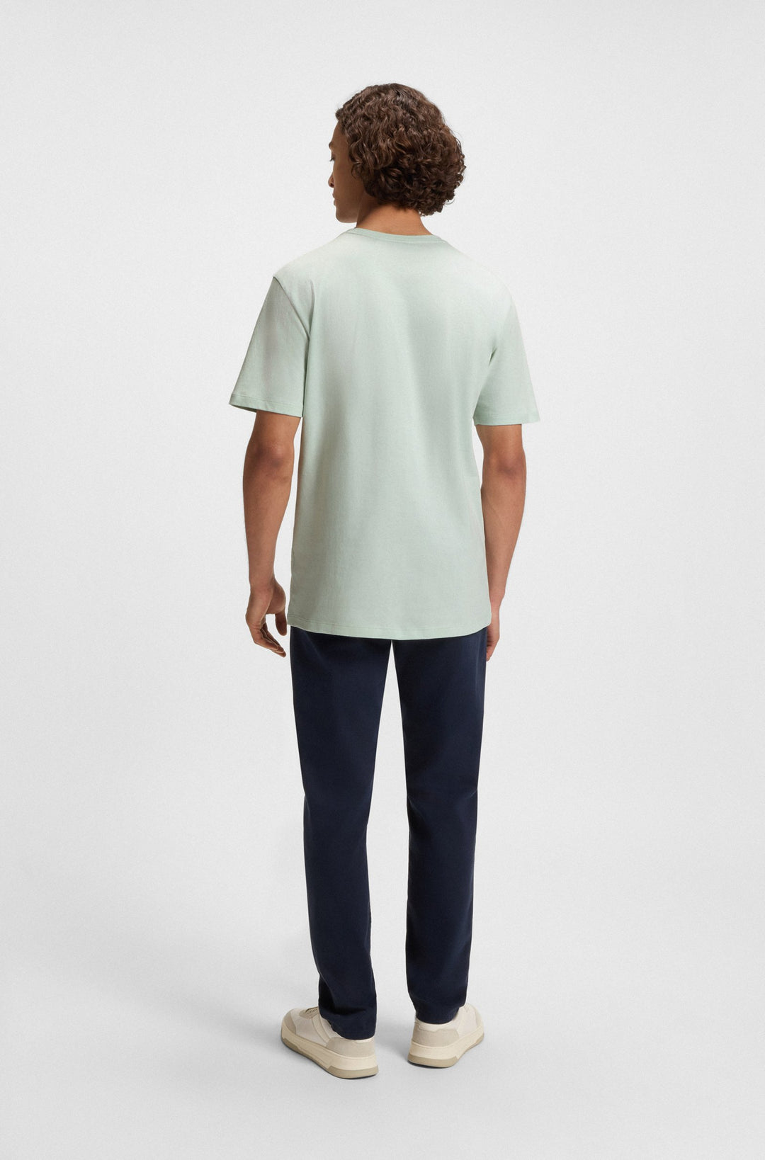 BOSS T-Shirts Relaxed Fit in Cotton - TALES 10242631 02-50508584- Concorde Fashion#color_blue-474