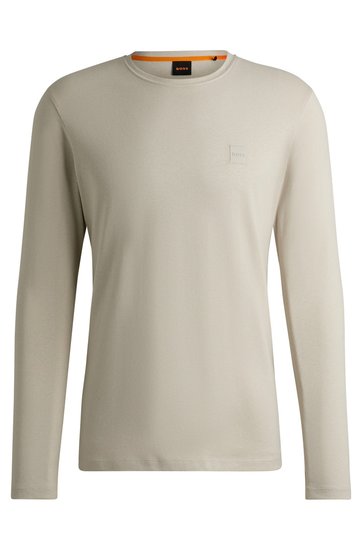 BOSS T-Shirts Regular Fit in Cotton - TACKS 10242631 02-50512111- Concorde Fashion#color_beige-271