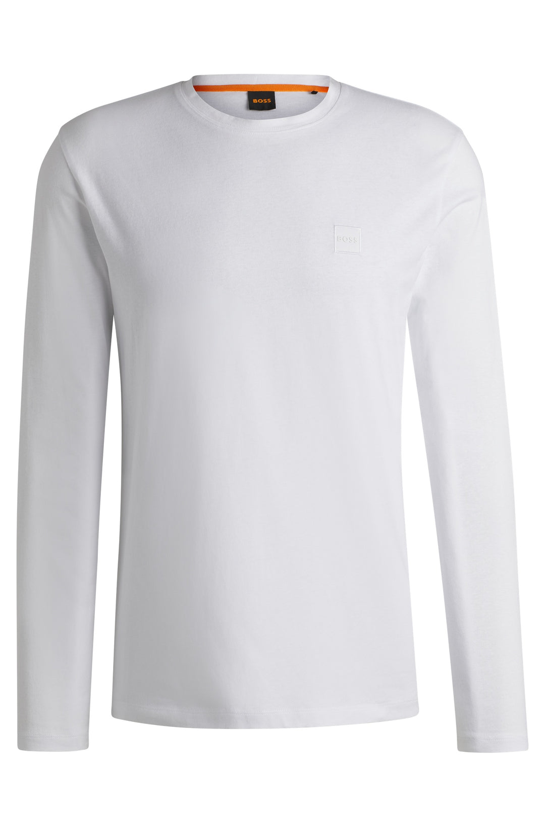 BOSS T-Shirts Regular Fit in Cotton - TACKS 10242631 02-50512111- Concorde Fashion#color_white-100