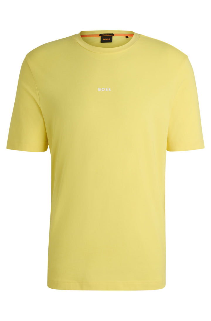 BOSS Relaxed Fit T-Shirts in Cotton Mix - TCHUP 10242929 01-50473278- Concorde Fashion#color_yellow-737