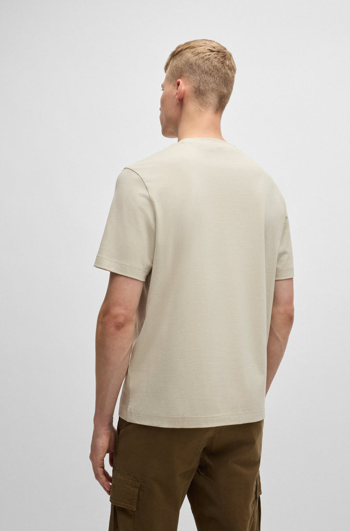 BOSS T-Shirts Relaxed Fit in Cotton Mix - TCHUP 10242929 01-50473278- Concorde Fashion#color_beige-271