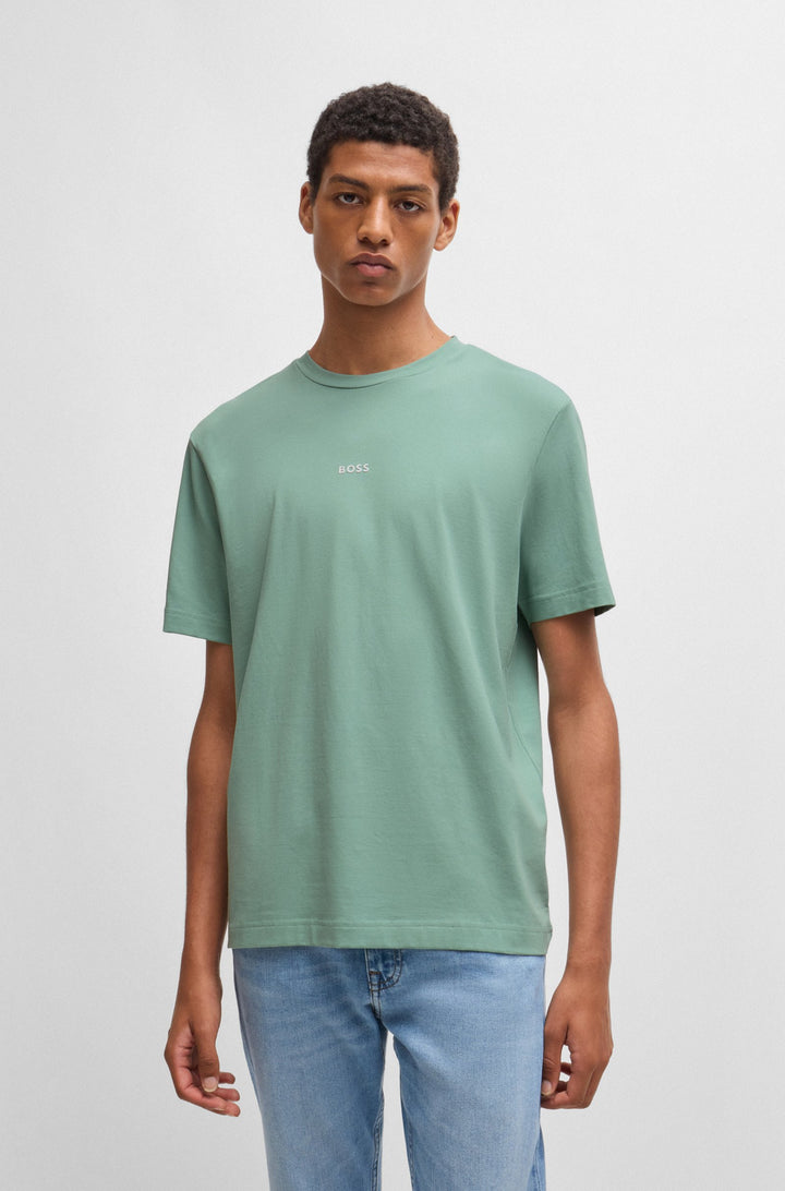BOSS T-Shirts Relaxed Fit in Cotton Mix - TCHUP 10242929 01-50473278- Concorde Fashion#color_green-339