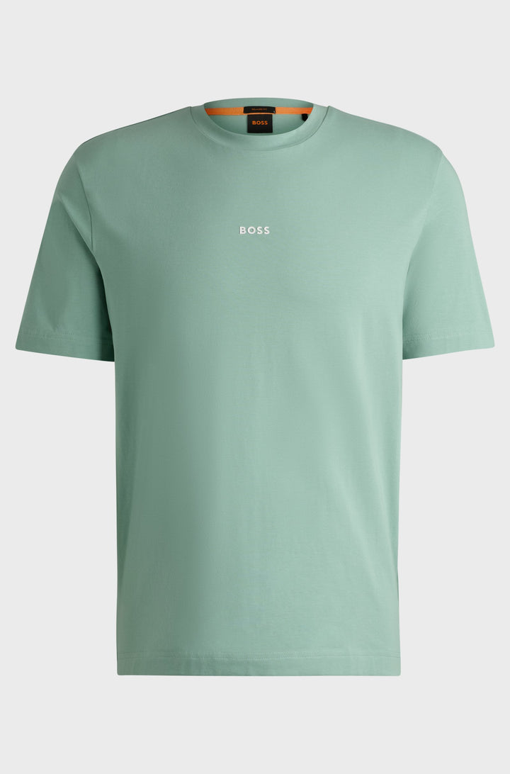 BOSS T-Shirts Relaxed Fit in Cotton Mix - TCHUP 10242929 01-50473278- Concorde Fashion#color_green-339