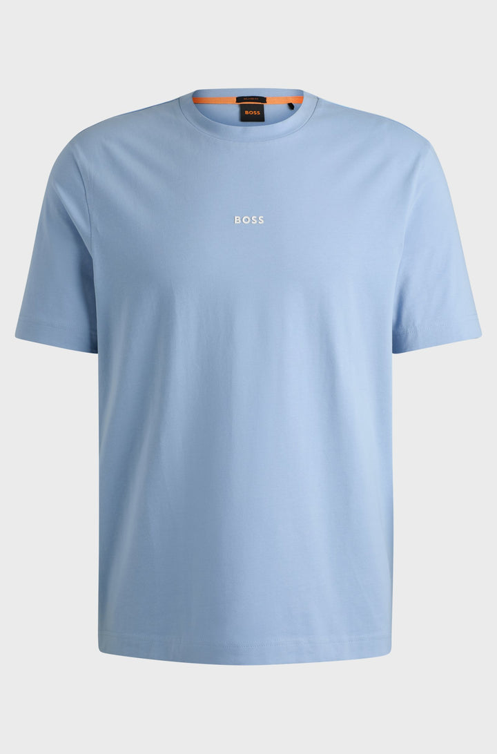 BOSS T-Shirts Relaxed Fit in Cotton Mix - TCHUP 10242929 01-50473278- Concorde Fashion#color_blue-470