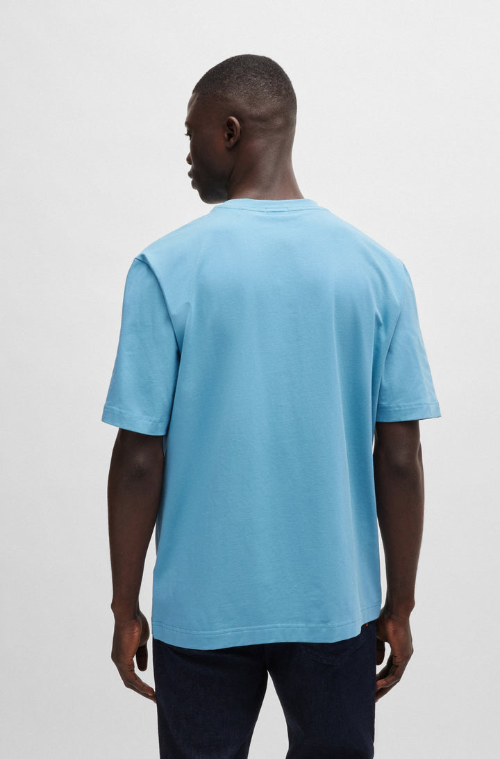 BOSS Relaxed Fit T-Shirts in Cotton Mix - TCHUP 10242929 01-50473278- Concorde Fashion#color_blue-486