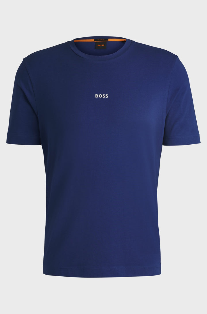 BOSS T-Shirts Relaxed Fit in Cotton Mix - TCHUP 10242929 01-50473278- Concorde Fashion#color_blue-494