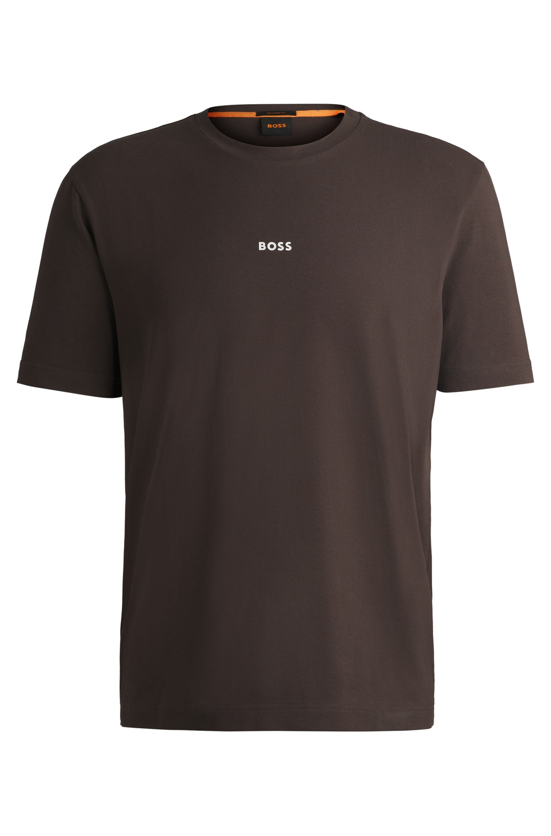 BOSS T-Shirts Relaxed Fit in Cotton Mix - TCHUP 10242929 01-50473278- Concorde Fashion#color_brown-248
