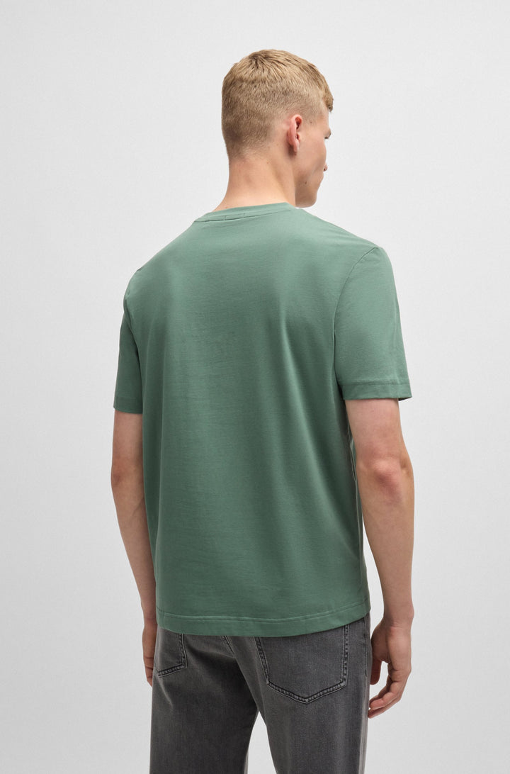 BOSS T-Shirts Relaxed Fit in Cotton Mix - TCHUP 10242929 01-50473278- Concorde Fashion#color_green-341