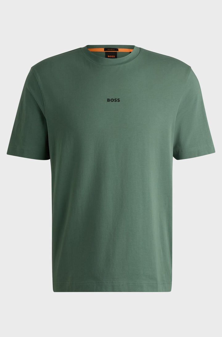 BOSS T-Shirts Relaxed Fit in Cotton Mix - TCHUP 10242929 01-50473278- Concorde Fashion#color_green-341