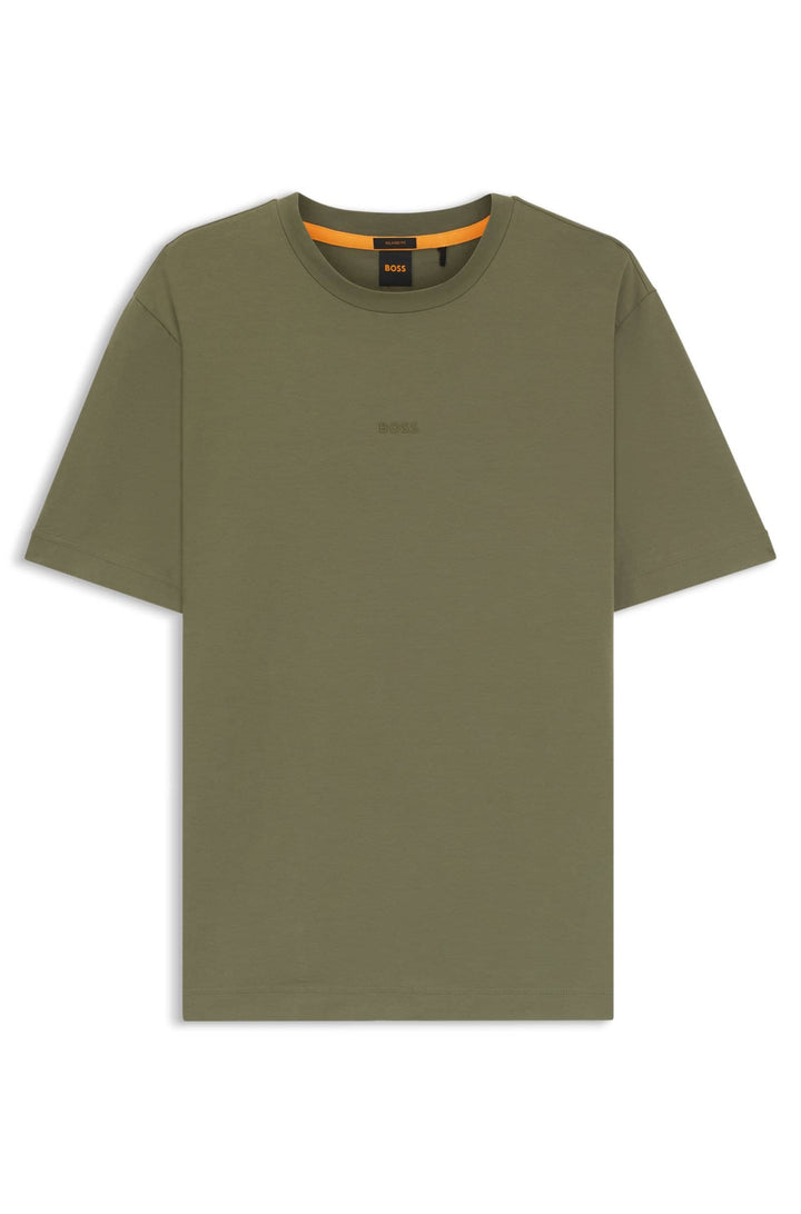 BOSS T-Shirts Relaxed Fit in Cotton Mix - TCHUP 10242929 01-50473278- Concorde Fashion#color_green-342