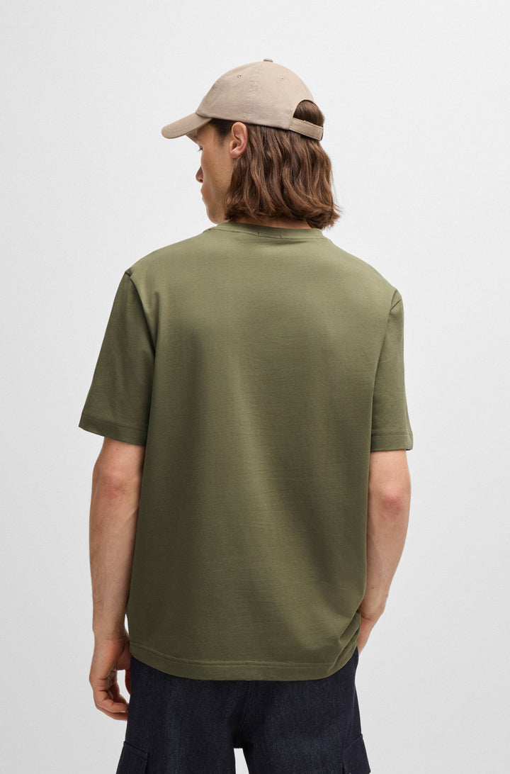BOSS T-Shirts Relaxed Fit in Cotton Mix - TCHUP 10242929 01-50473278- Concorde Fashion#color_green-349