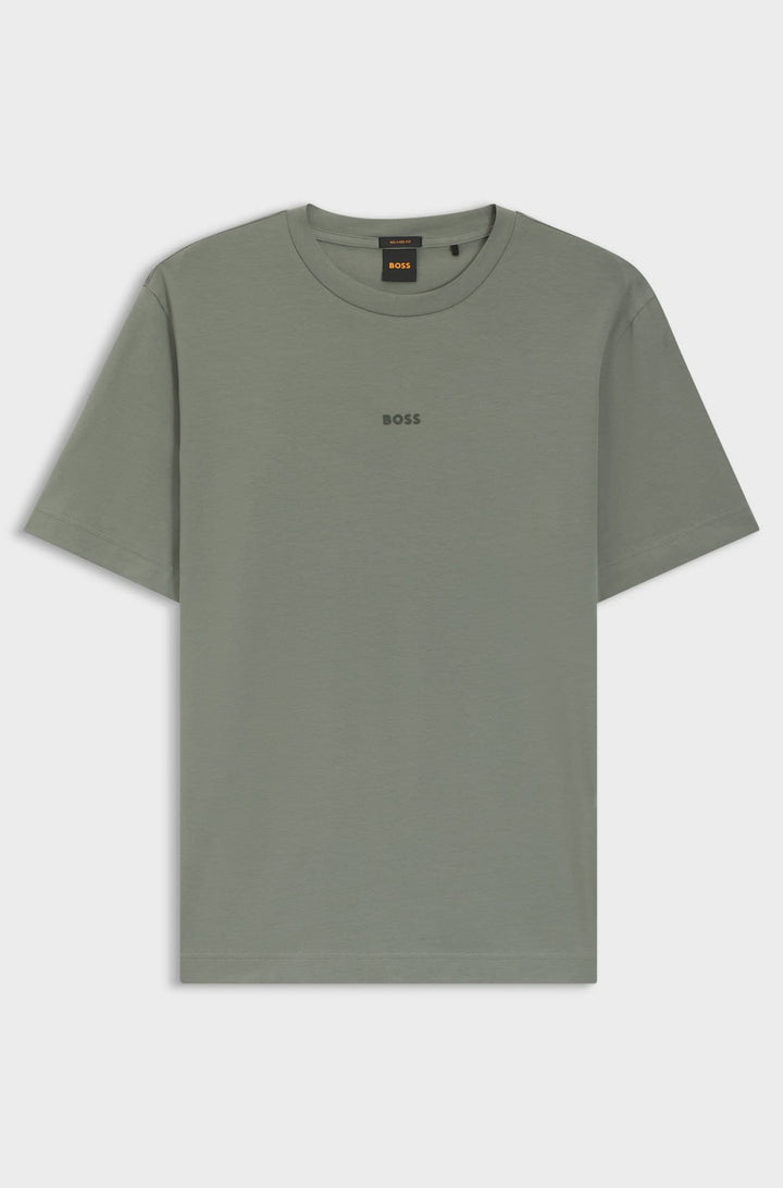 BOSS T-Shirts Relaxed Fit in Cotton Mix - TCHUP 10242929 01-50473278- Concorde Fashion#color_grey-077