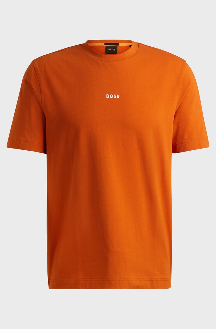 BOSS T-Shirts Relaxed Fit in Cotton Mix - TCHUP 10242929 01-50473278- Concorde Fashion#color_orange-840