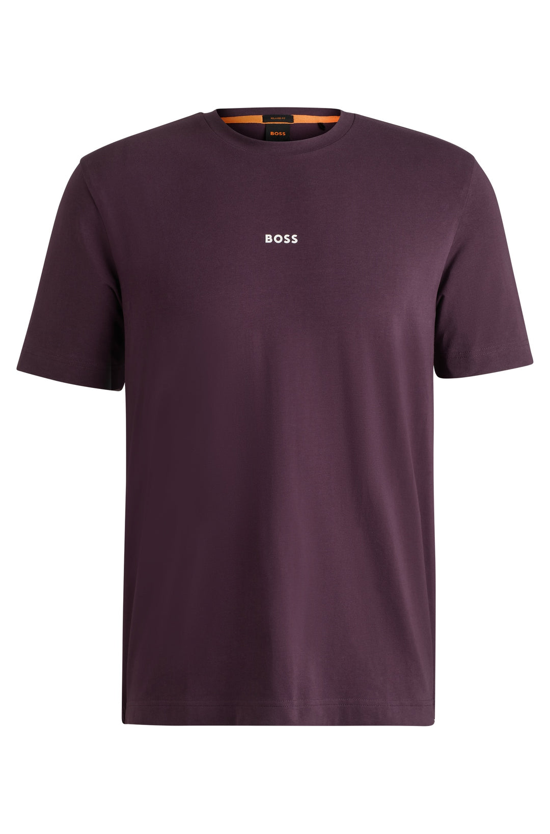 BOSS T-Shirts Relaxed Fit in Cotton Mix - TCHUP 10242929 01-50473278- Concorde Fashion#color_purple-543