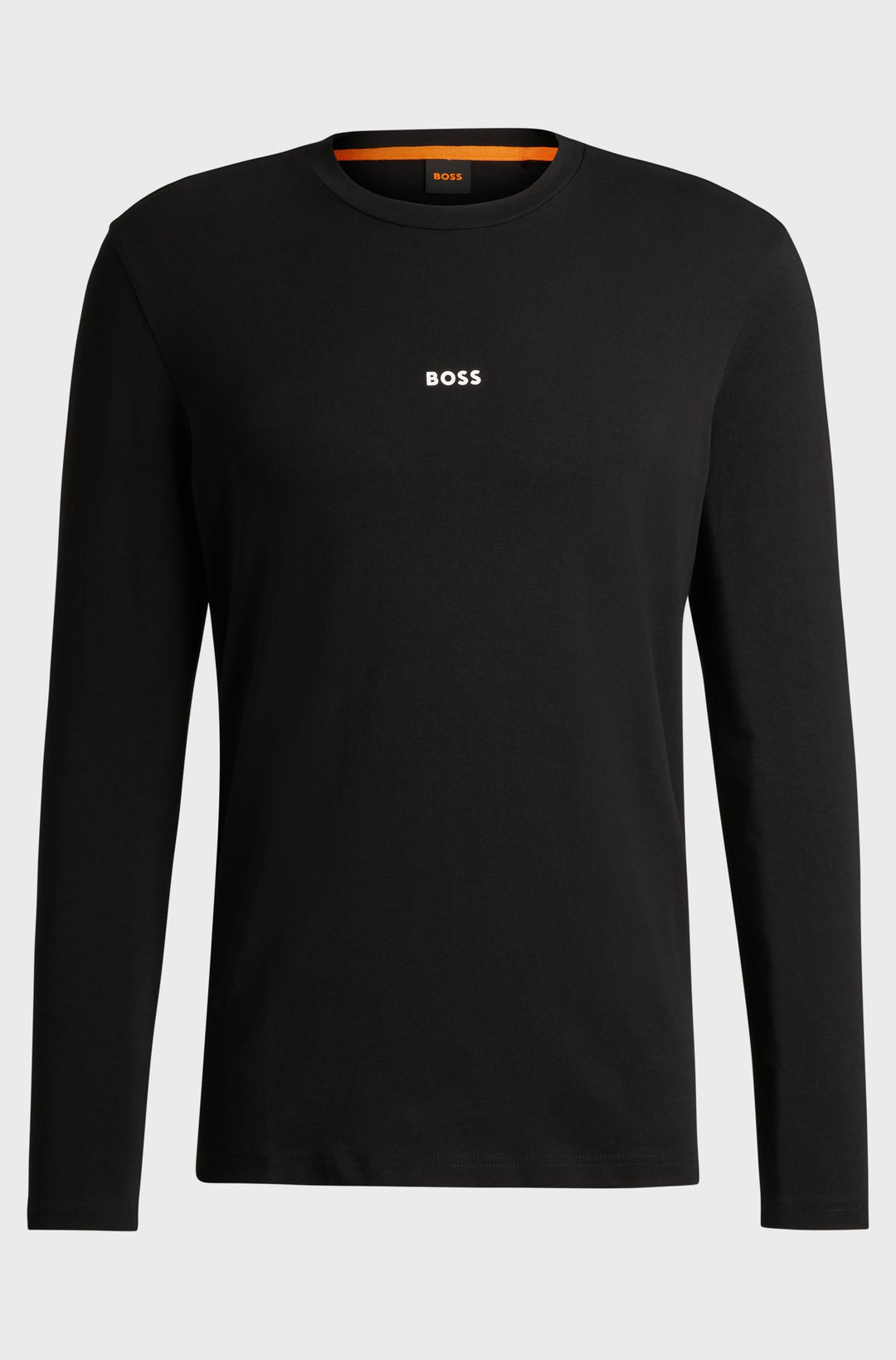 BOSS T-Shirts Regular Fit in Cotton Mix - TCHARK 10242929 01-50473286- Concorde Fashion#color_black-001