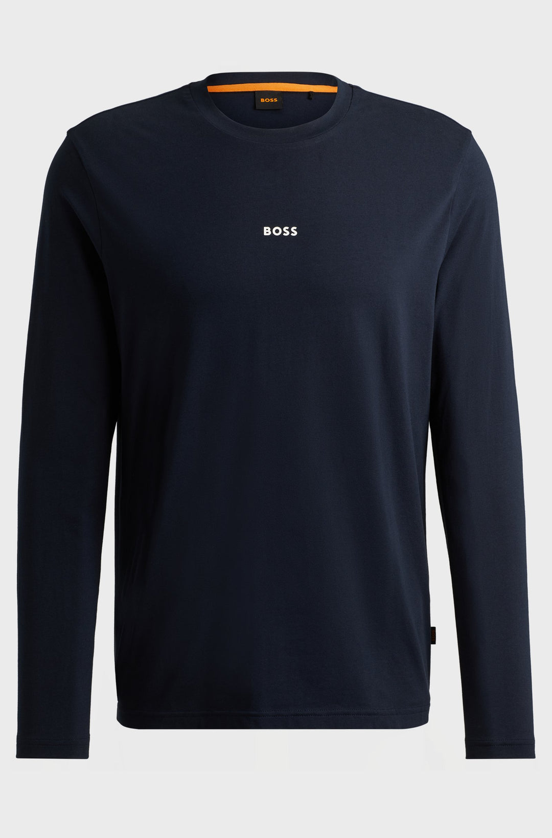 BOSS T-Shirts Regular Fit in Cotton Mix - TCHARK 10242929 01-50473286- Concorde Fashion#color_navy-404
