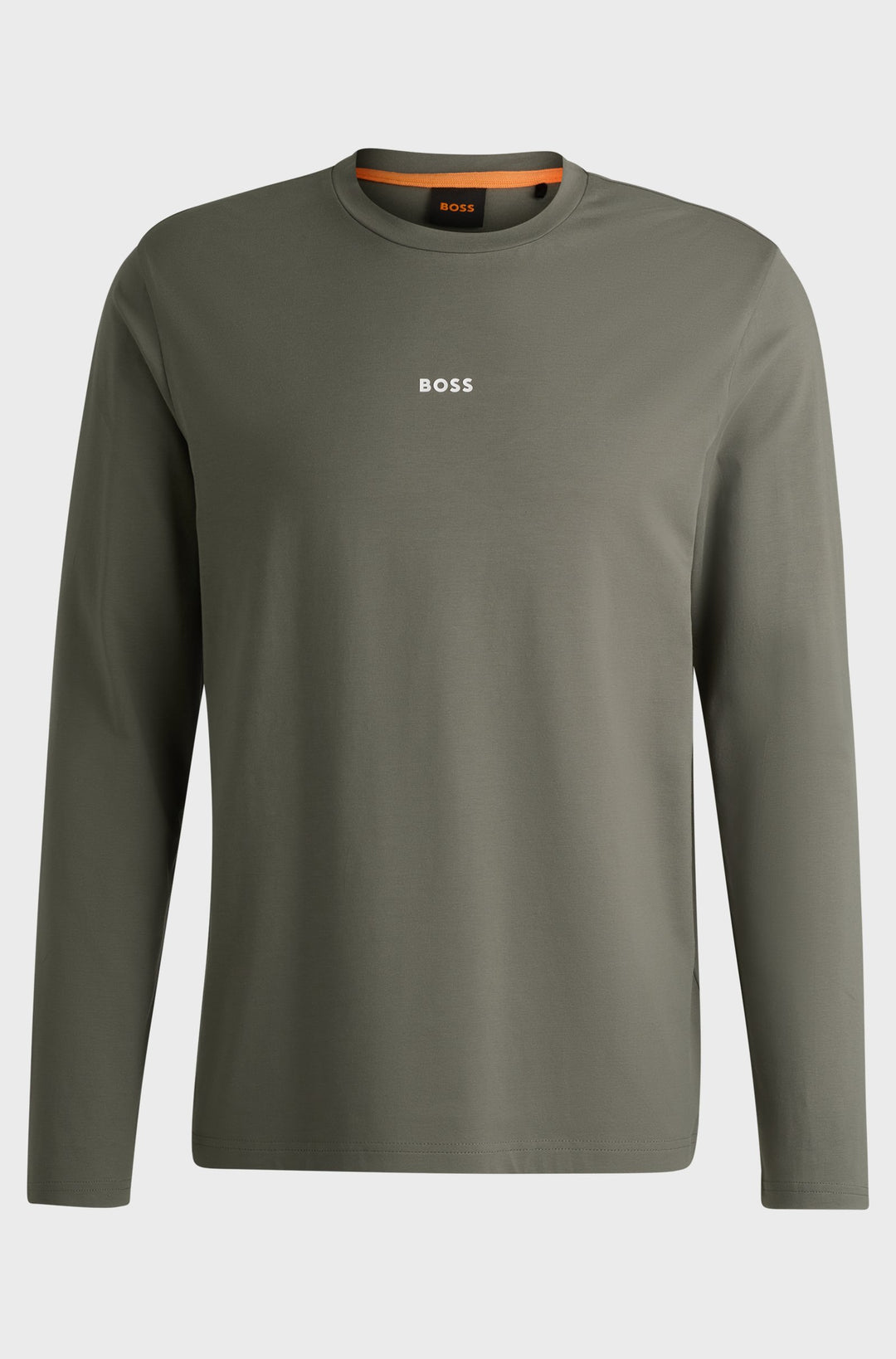 BOSS T-Shirts Regular Fit in Cotton Mix - TCHARK 10242929 01-50473286- Concorde Fashion#color_grey-076