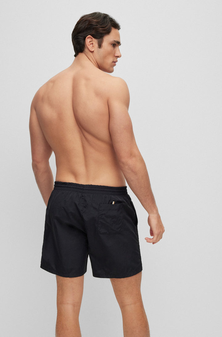 BOSS Regular Fit Shorts in Nylon - BOLD 10243065 01-50491579- Concorde Fashion#color_black-001