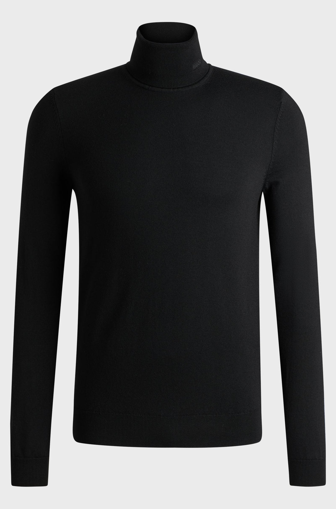 HUGO Sweaters Regular Fit,Slim Fit in Wool - SAN THOMAS-M 10243187 01-50474174- Concorde Fashion#color_black-001