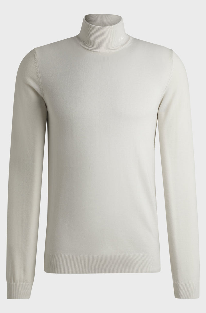 HUGO Sweaters Regular Fit,Slim Fit in Wool - SAN THOMAS-M 10243187 01-50474174- Concorde Fashion#color_white-101