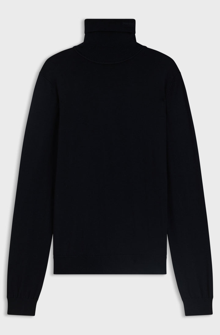 HUGO Sweaters Regular Fit,Slim Fit in Wool - SAN THOMAS-M 10243187 01-50474174- Concorde Fashion#color_navy-410