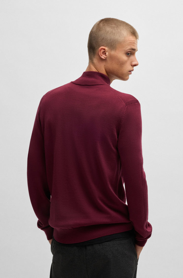 HUGO Sweaters Regular Fit in Wool - SAN QUIRIN-M 10243202 01-50474175- Concorde Fashion#color_pink-654