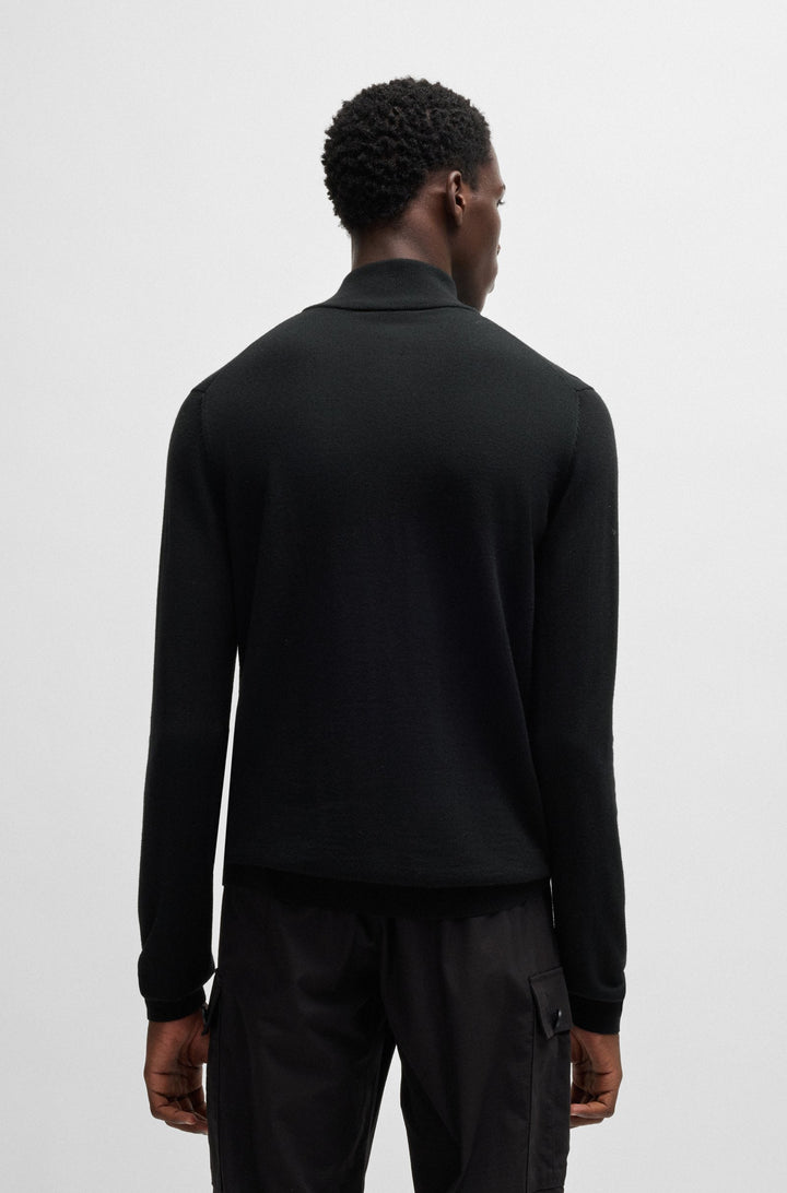 HUGO Casual Jackets Regular Fit in Wool - SAN JORGE-M 10243206 01-50474193- Concorde Fashion#color_black-001