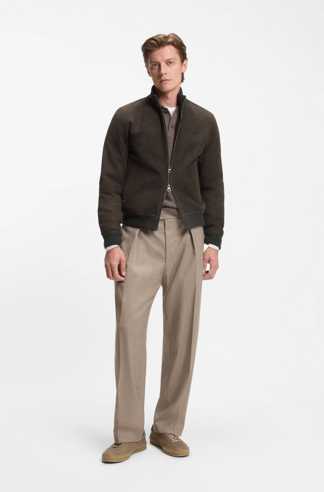 BOSS Sneakers Standard Sole - ZAREK_TENN_NBGR_DB 50553988- Concorde Fashion#color_beige-252