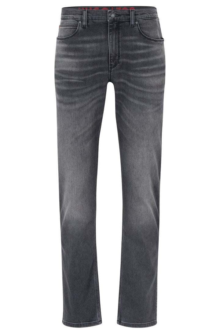 HUGO Slim Fit Jeans in Cotton Mix - HUGO 708 10243500 04-50489861- Concorde Fashion#color_grey-027