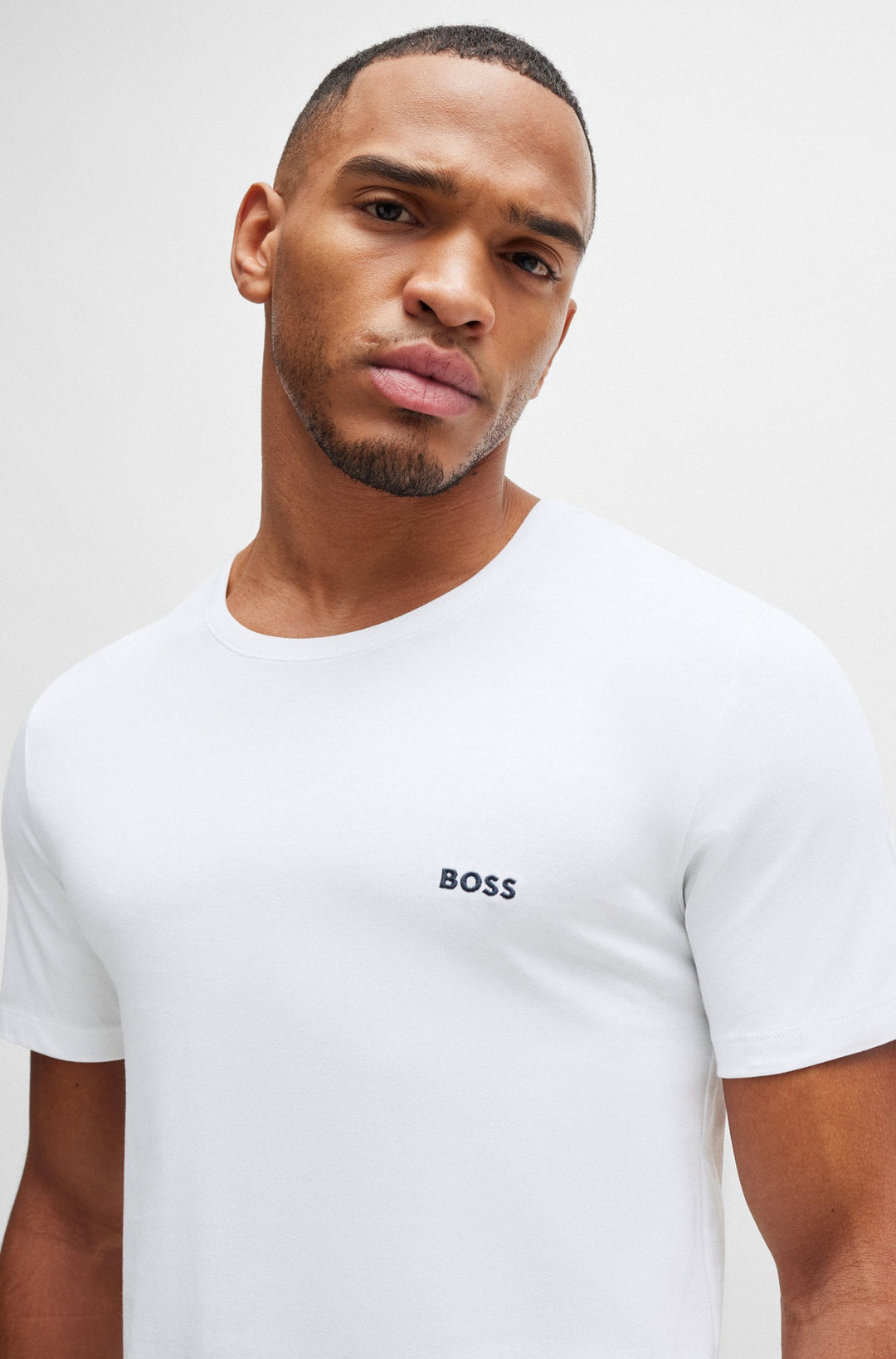 BOSS Regular Fit T-Shirts in Cotton - TSHIRT RN 3P CLASSIC 10243514 01-50475284- Concorde Fashion#color_assorted-984