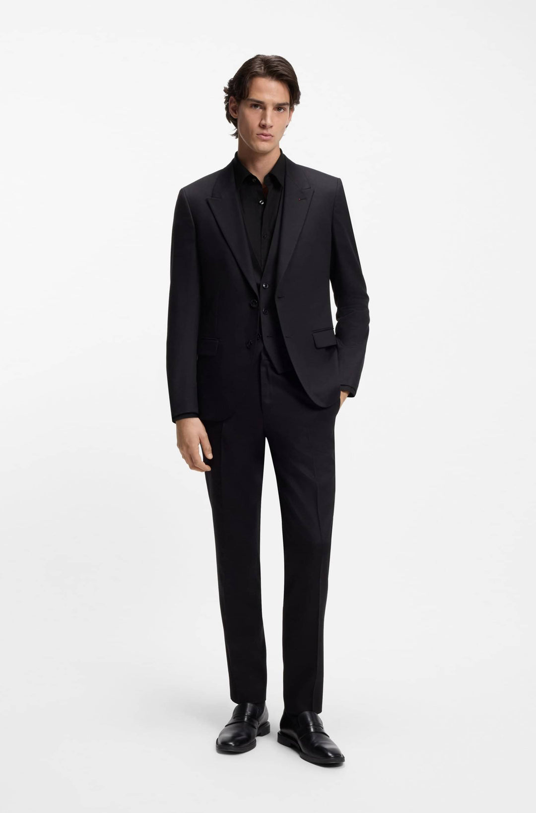 HUGO Casual Shirts Slim Fit - ERMO 50505315- Concorde Fashion#color_black-001