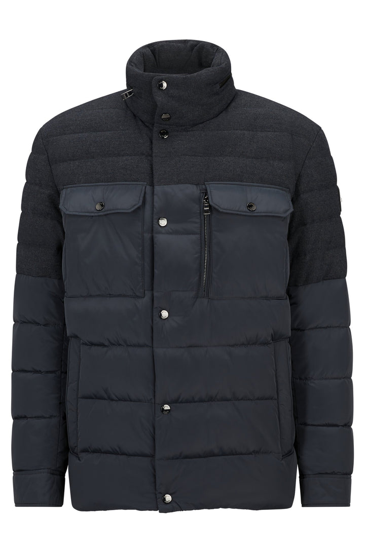 BOSS Regular Fit Casual Jackets in Polyester Mix - CELINTO 10243831 01-50497841- Concorde Fashion#color_grey-061