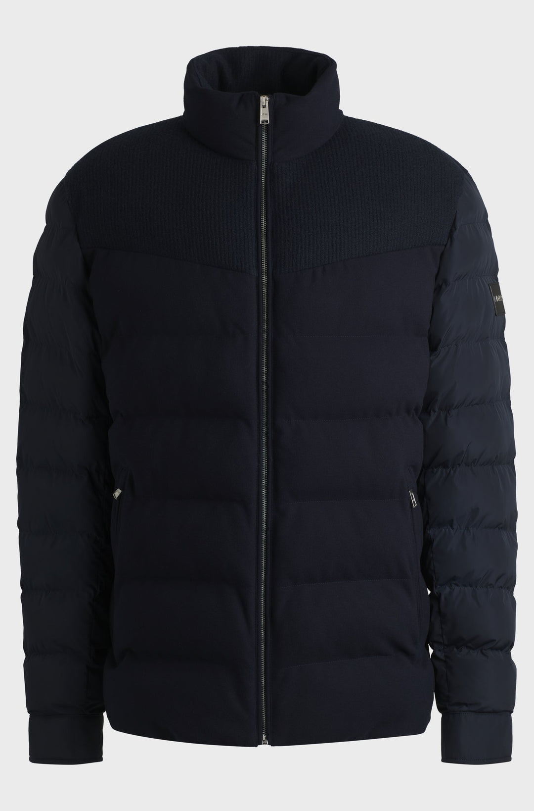 BOSS Casual Jackets Regular Fit in Polyetser Mix - H-CLANELLO 10243831 01-50524971- Concorde Fashion#color_navy-404