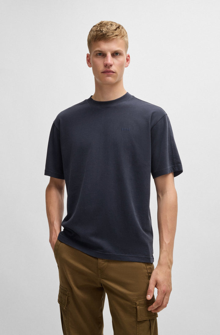 BOSS T-Shirts Relaxed Fit in Cotton - TE_PEACHMOON 10243883 01-50528468- Concorde Fashion#color_navy-404