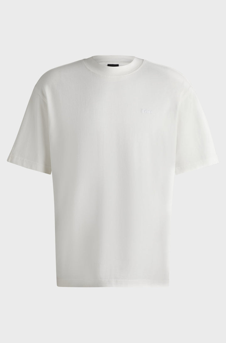 BOSS T-Shirts Relaxed Fit in Cotton - TE_PEACHMOON 10243883 01-50528468- Concorde Fashion#color_white-100