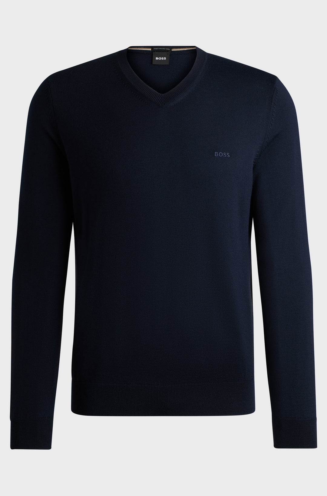 BOSS Sweaters Regular Fit in Wool - BARAM-L 10243920 01-50476363- Concorde Fashion#color_navy-404