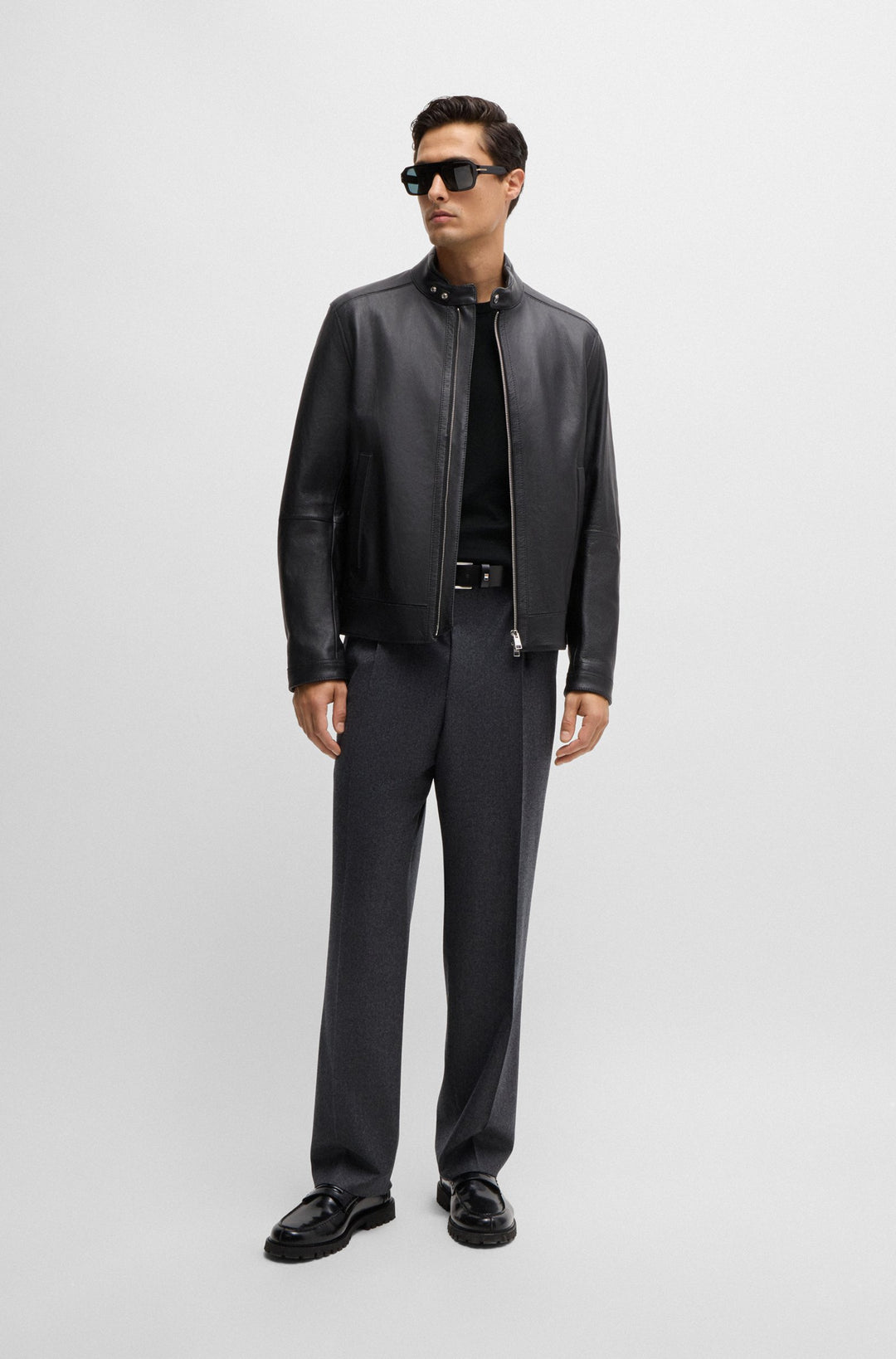 BOSS Sweaters Regular Fit in Wool - BOTTO-L 10243935 01-50476364- Concorde Fashion#color_black-001