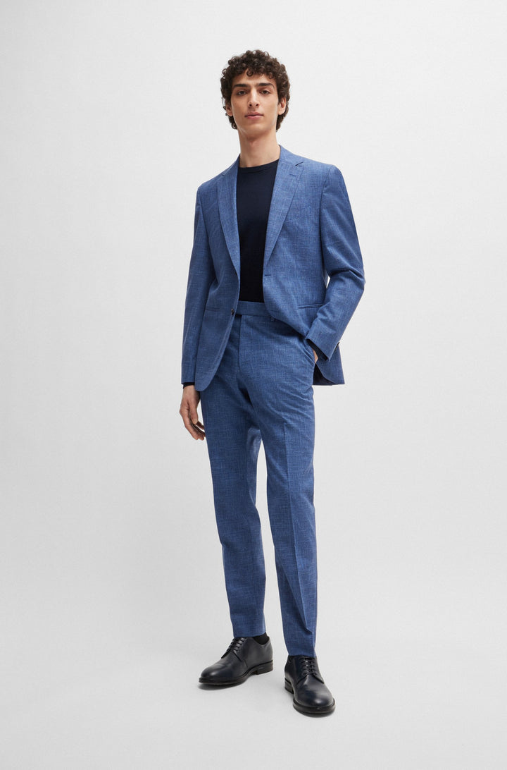 BOSS Sweaters Regular Fit in Wool - BOTTO-L 10243935 01-50476364- Concorde Fashion#color_navy-404