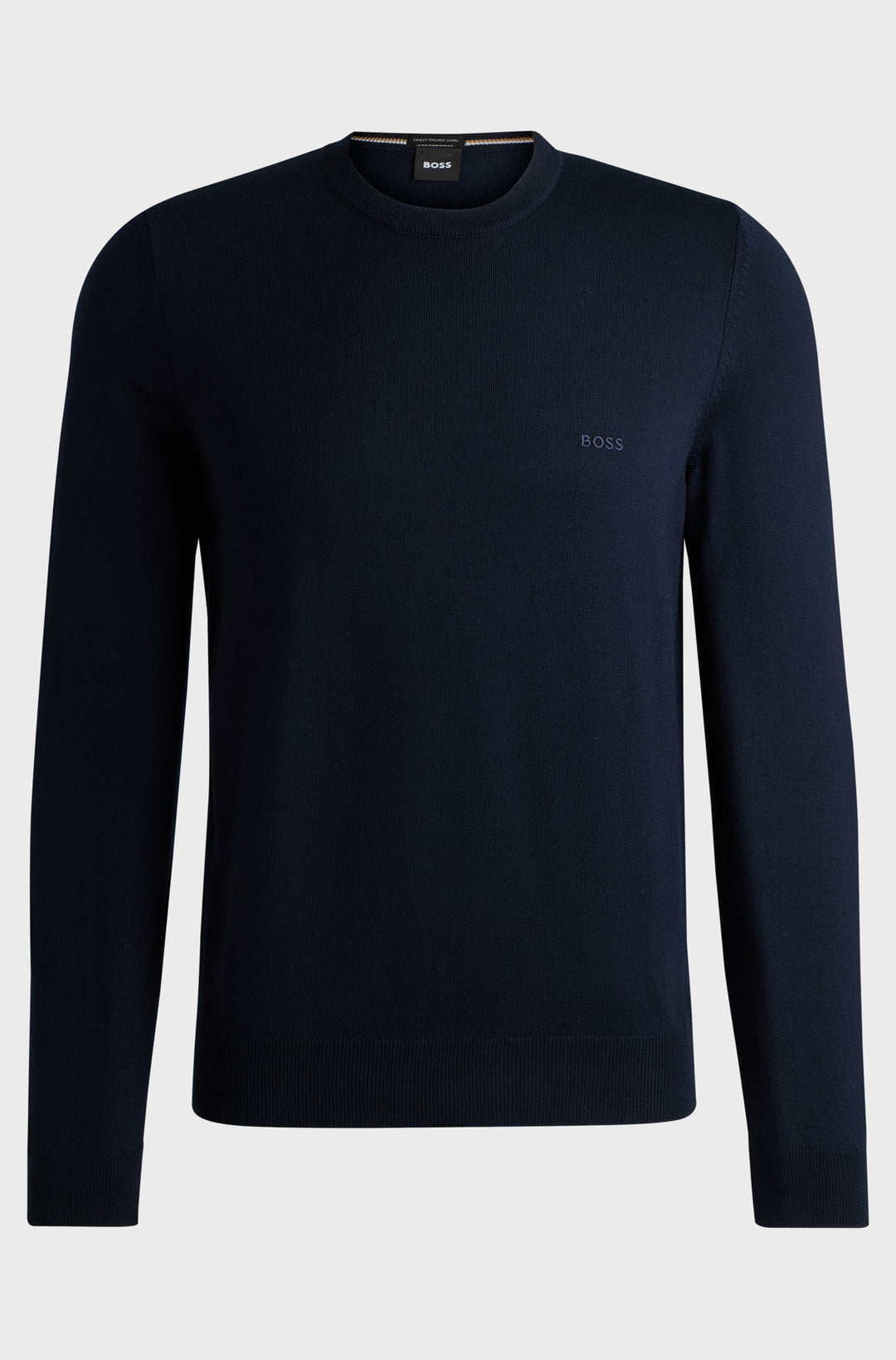 BOSS Sweaters Regular Fit in Wool - BOTTO-L 10243935 01-50476364- Concorde Fashion#color_navy-404