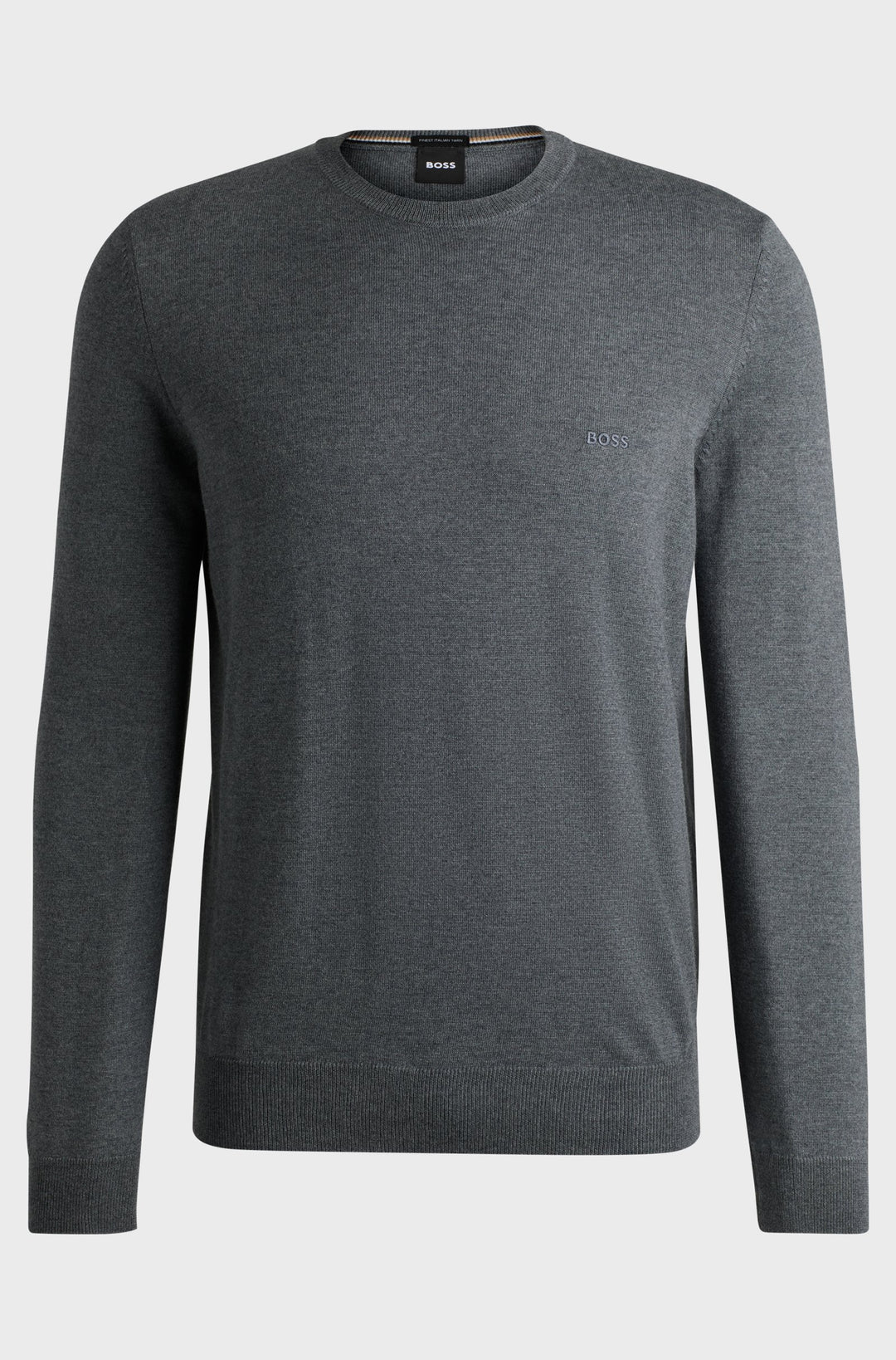 BOSS Sweaters Regular Fit in Wool - BOTTO-L 10243935 01-50476364- Concorde Fashion#color_grey-030