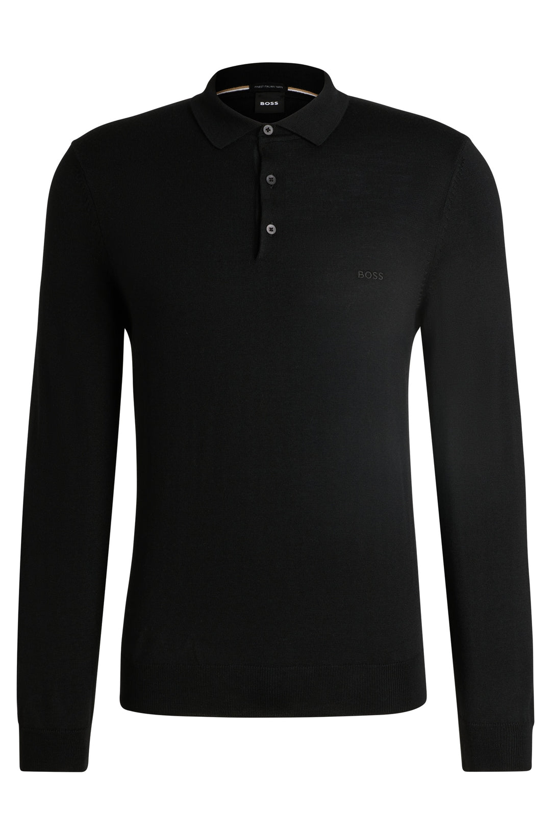 BOSS Sweaters Regular Fit in Wool - BONO-L 10243945 01-50476357- Concorde Fashion#color_black-001