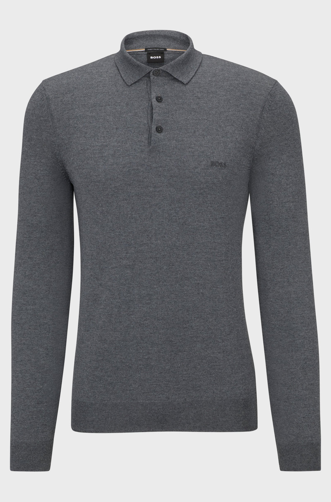 BOSS Sweaters Regular Fit in Wool - BONO-L 10243945 01-50476357- Concorde Fashion#color_grey-030