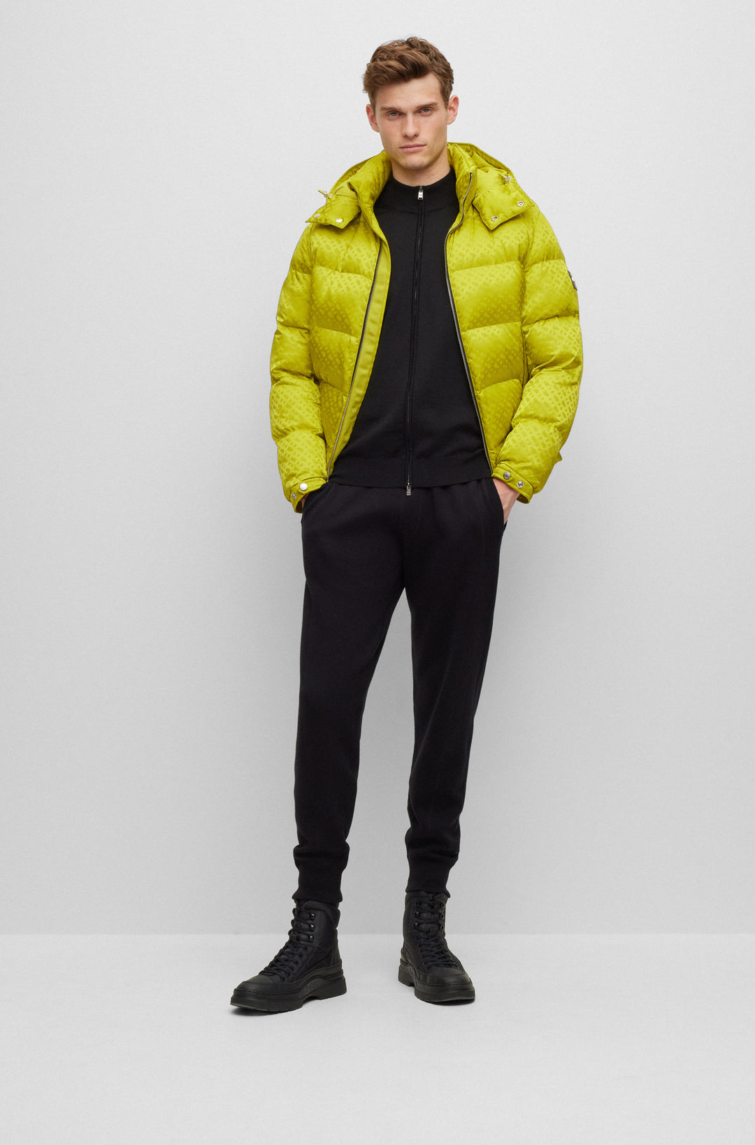 BOSS Sweaters Regular Fit in Wool - BALONSO-L 10243951 01-50476347- Concorde Fashion#color_black-001