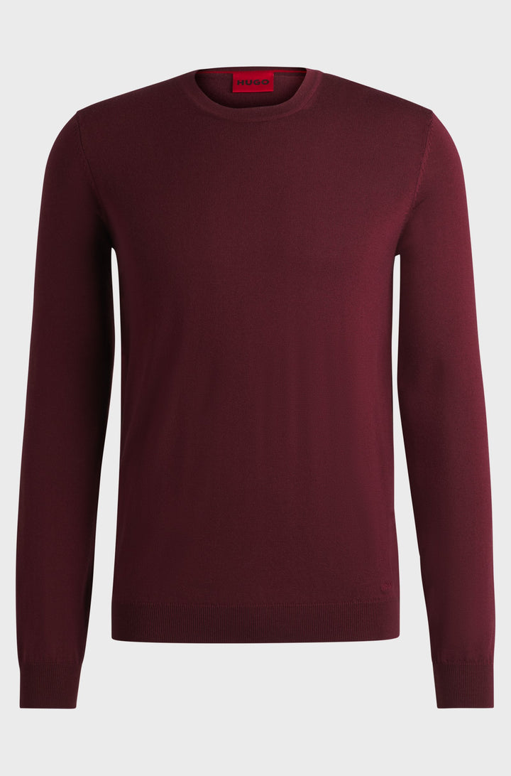 HUGO Sweaters Regular Fit in Wool - SAN CEDRIC-M1 10244128 01-50476832- Concorde Fashion#color_pink-654