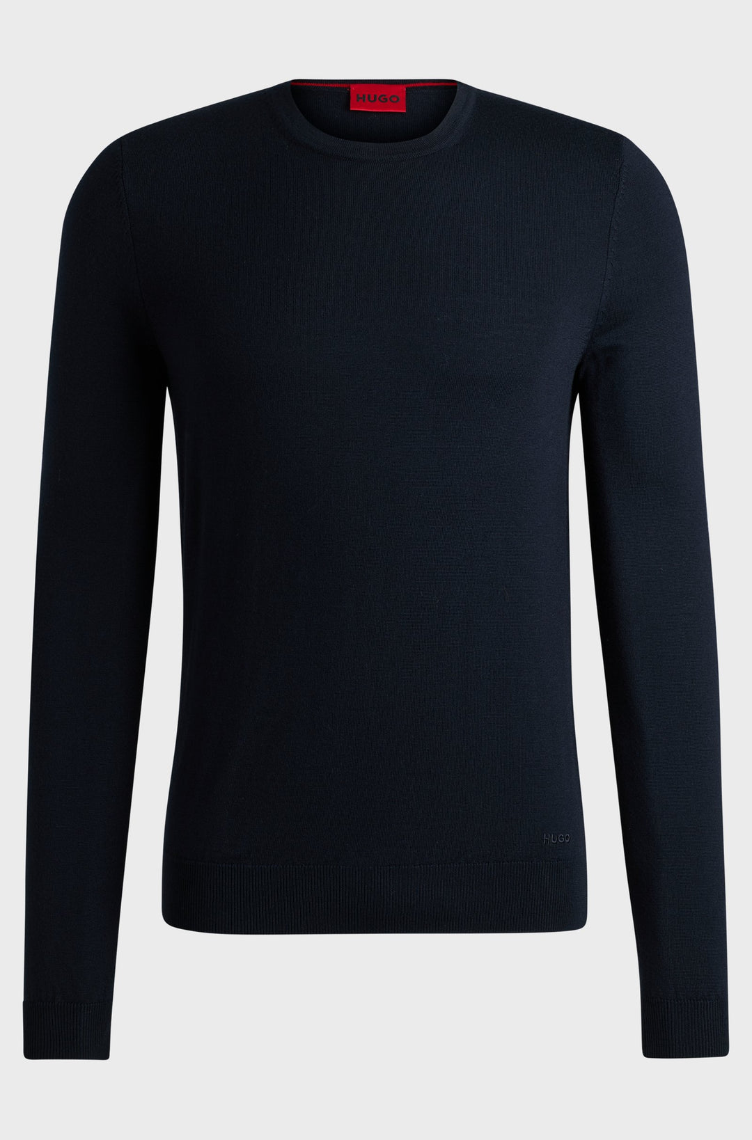 HUGO Sweaters Regular Fit in Wool - SAN CEDRIC-M1 10244128 01-50476832- Concorde Fashion#color_navy-410